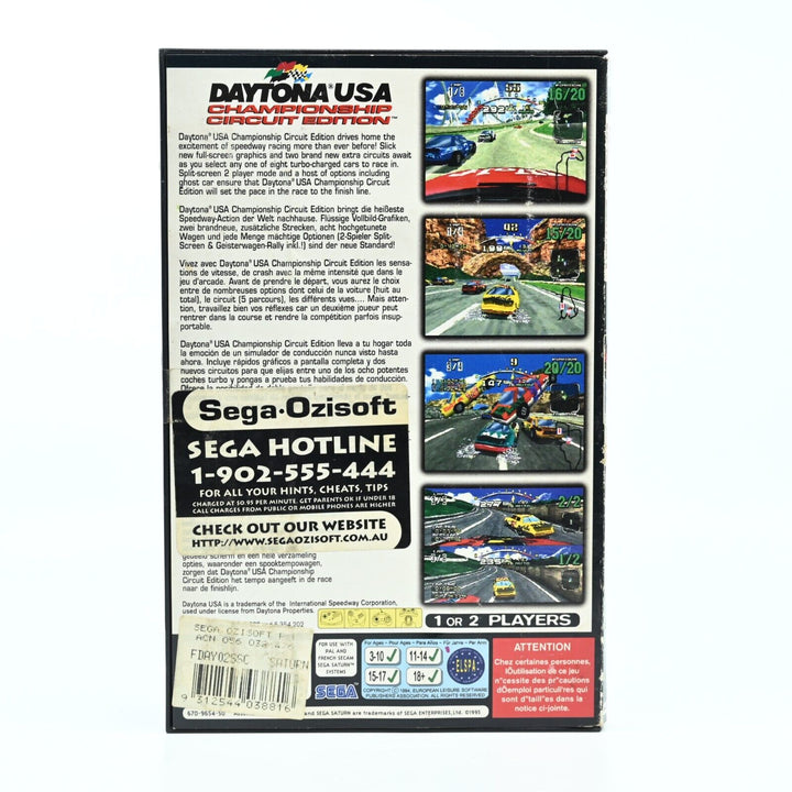 Daytona USA: Championship Circuit Edition - NO MANUAL -Sega Saturn Game - PAL