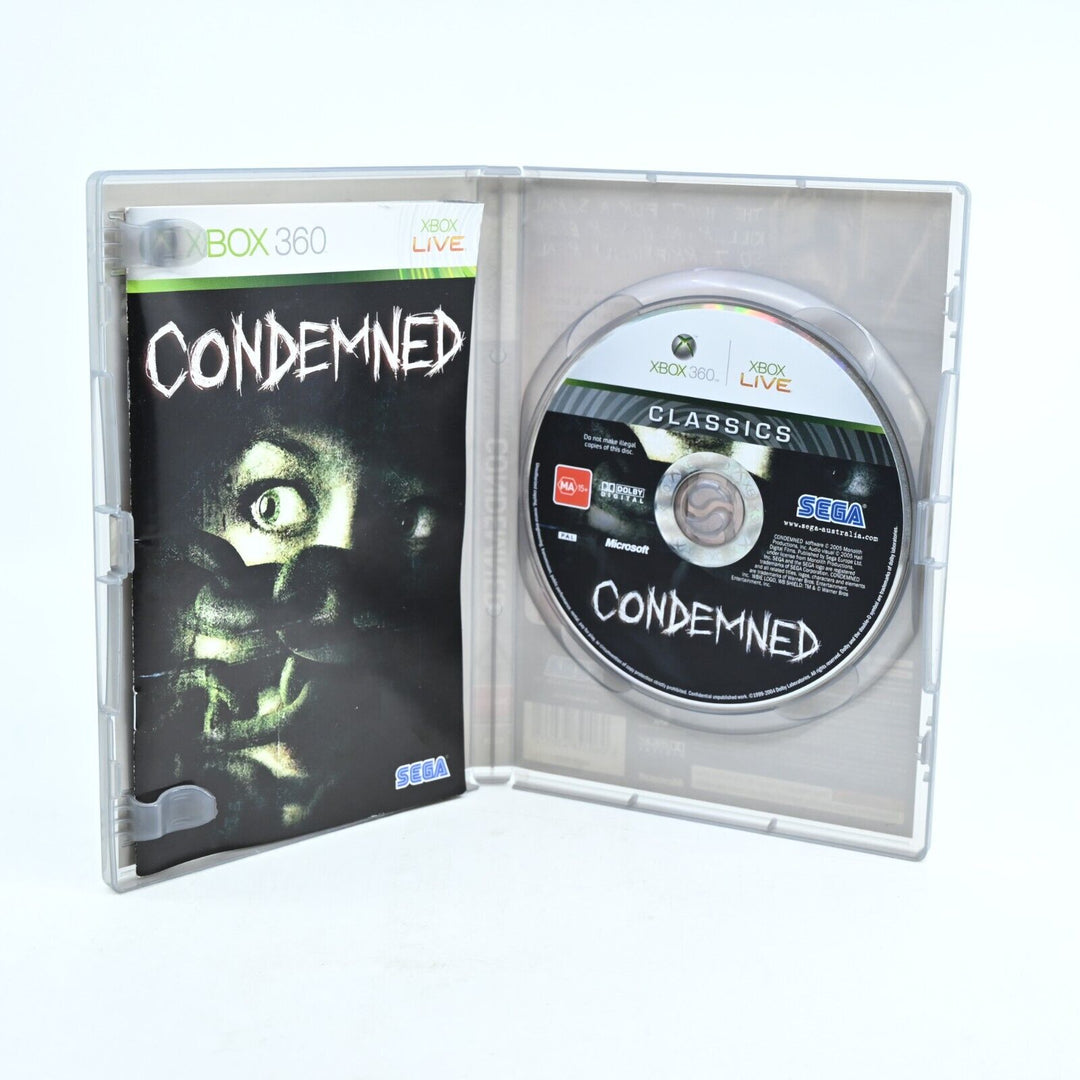 Condemned - Xbox 360 Game + Manual - PAL - MINT DISC!