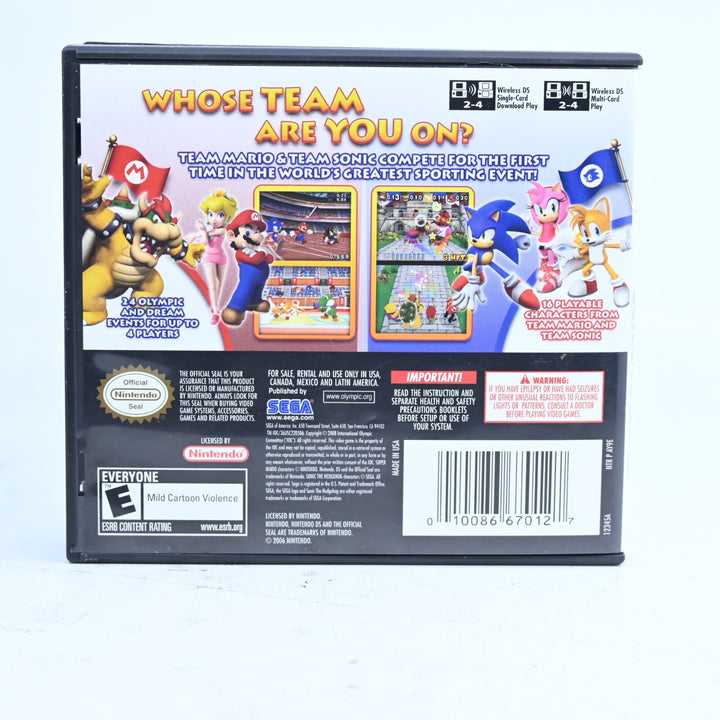 Mario & Sonic at the Olympic Games - Nintendo DS Game - Region Free + Manual