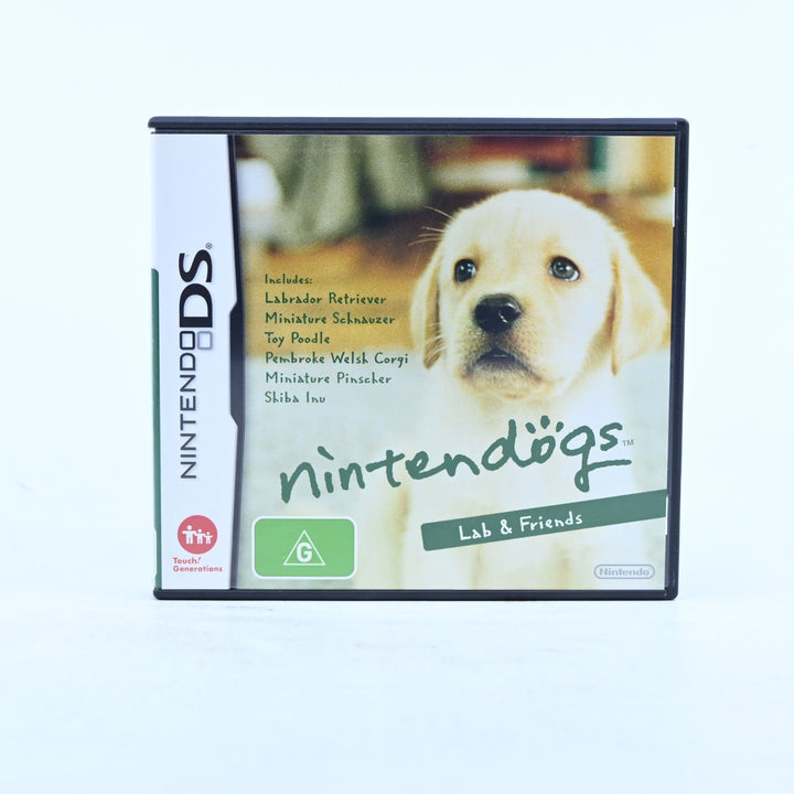 Nintendogs: Lab & Friends - Nintendo DS Game + Manual - PAL - FREE POST!