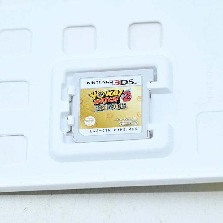 LIKE NEW! Yo-Kai Watch 2: Fleshy Souls - Nintendo 3DS Game - PAL - FREE POST!