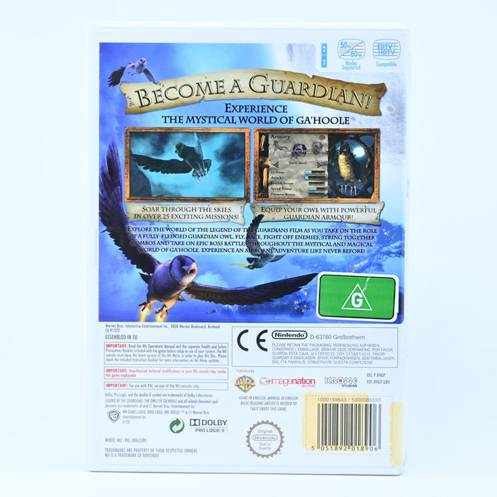 Legend of the Guardians: The Owls of Ga'Hoole - Nintendo Wii Game + Manual