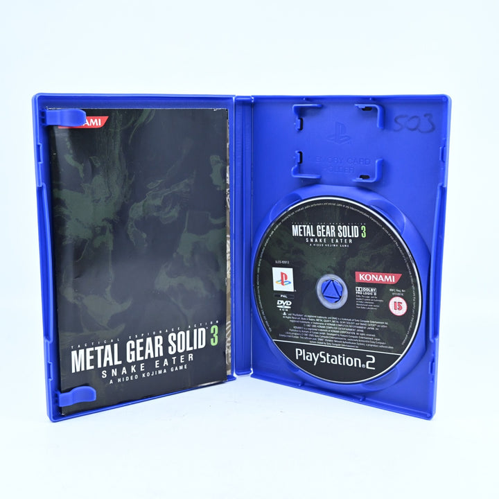 Metal Gear Solid 3: Snake Eater - Sony Playstation 2 / PS2 Game + Manual - PAL