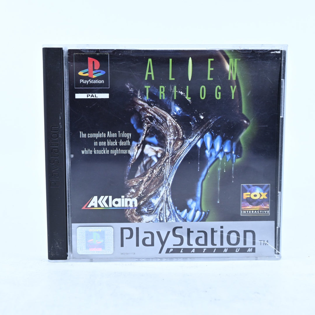 Alien Trilogy - Sony Playstation 1 / PS1 Game + Manual - PAL - MINT DISC!