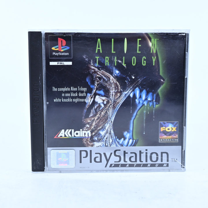 Alien Trilogy - Sony Playstation 1 / PS1 Game + Manual - PAL - MINT DISC!