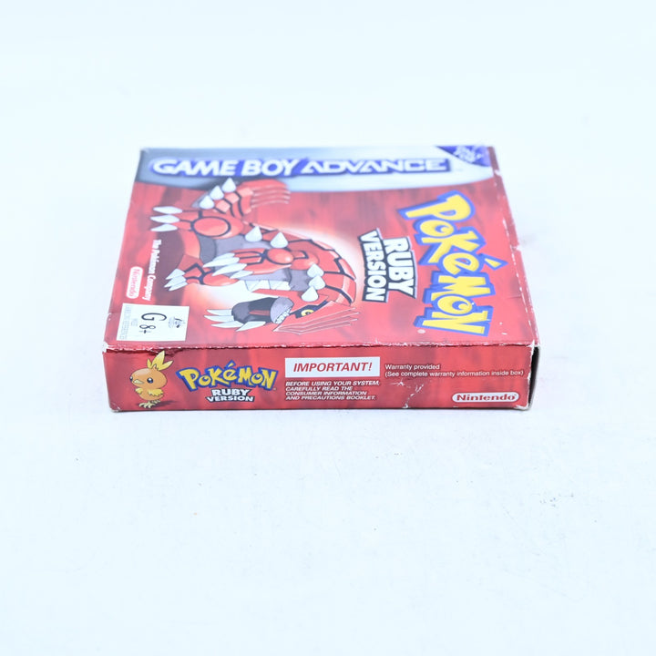 Pokemon Ruby Version - Nintendo Gameboy Advance/ GBA Boxed Game AUS PAL NEW BATT
