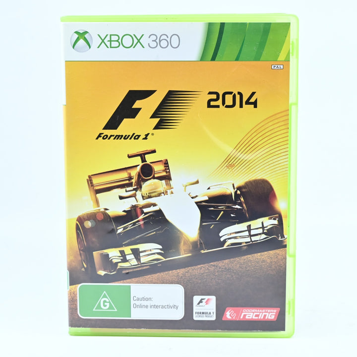 F1 Formula 1 One 2014 - Xbox 360 Game + Manual - PAL - MINT DISC!
