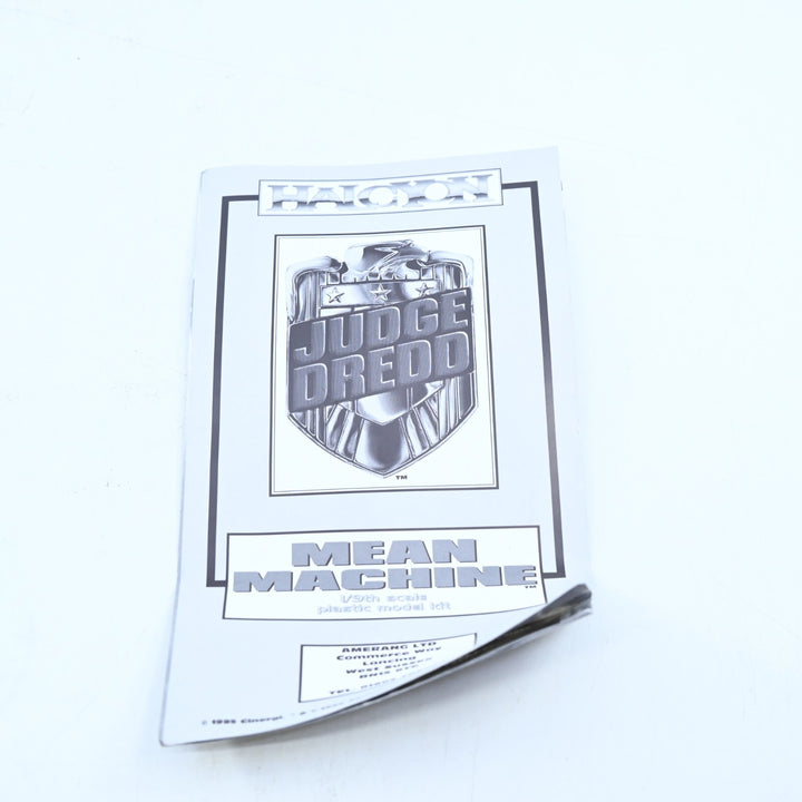 Judge Dredd Mean Machine 1:9 Scale Model Kit Halcyon - Other Model