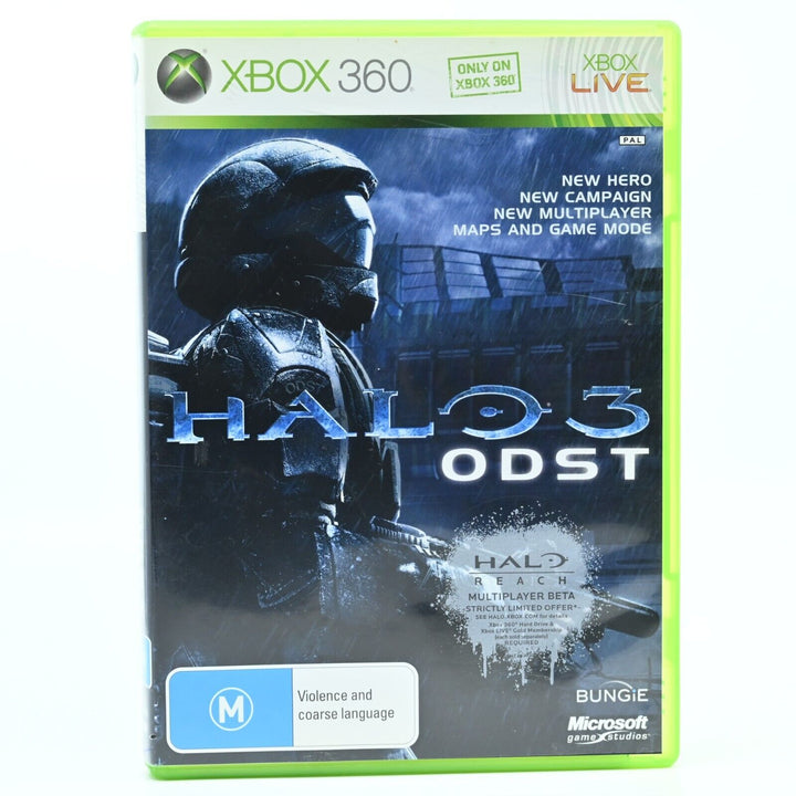 Halo 3 ODST - Xbox 360 Game - PAL - MINT DISC!