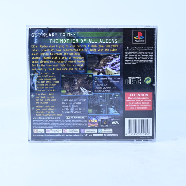 Alien Resurrection - Sony Playstation 1 / PS1 Game + Manual - PAL - MINT DISC!