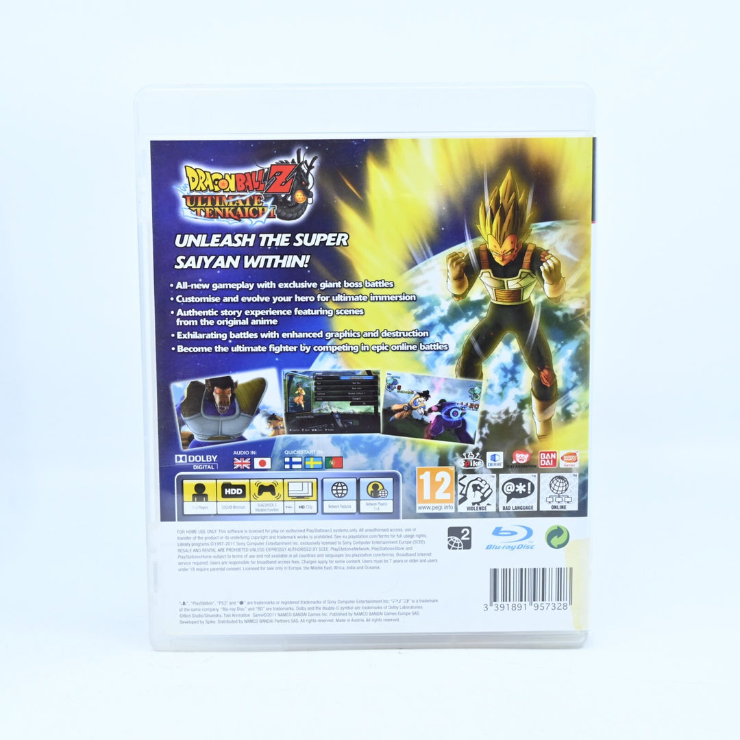 Dragon Ball Z: Ultimate Tenkaichi - Sony Playstation 3 / PS3 Game + Manual