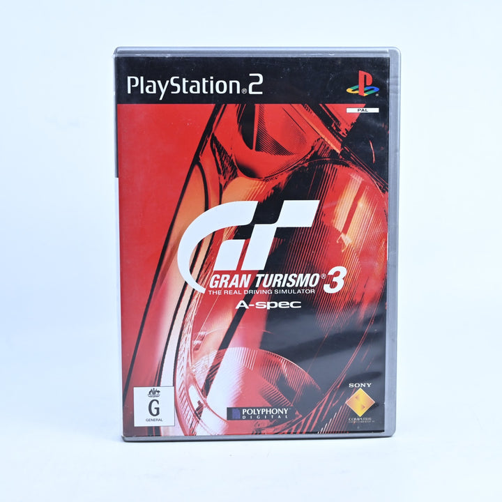Gran Turismo 3 A-Spec - Sony Playstation 2 / PS2 Game - No Manual - PAL