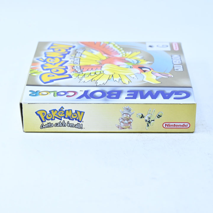 Pokemon Gold Version - Nintendo Gameboy Color Boxed Game - PAL - NEW BATTERY!