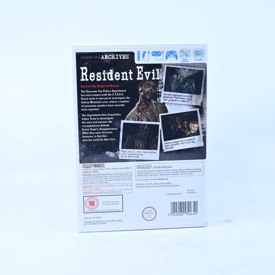 Resident Evil - Nintendo Wii Game + Manual - PAL - MINT DISC!