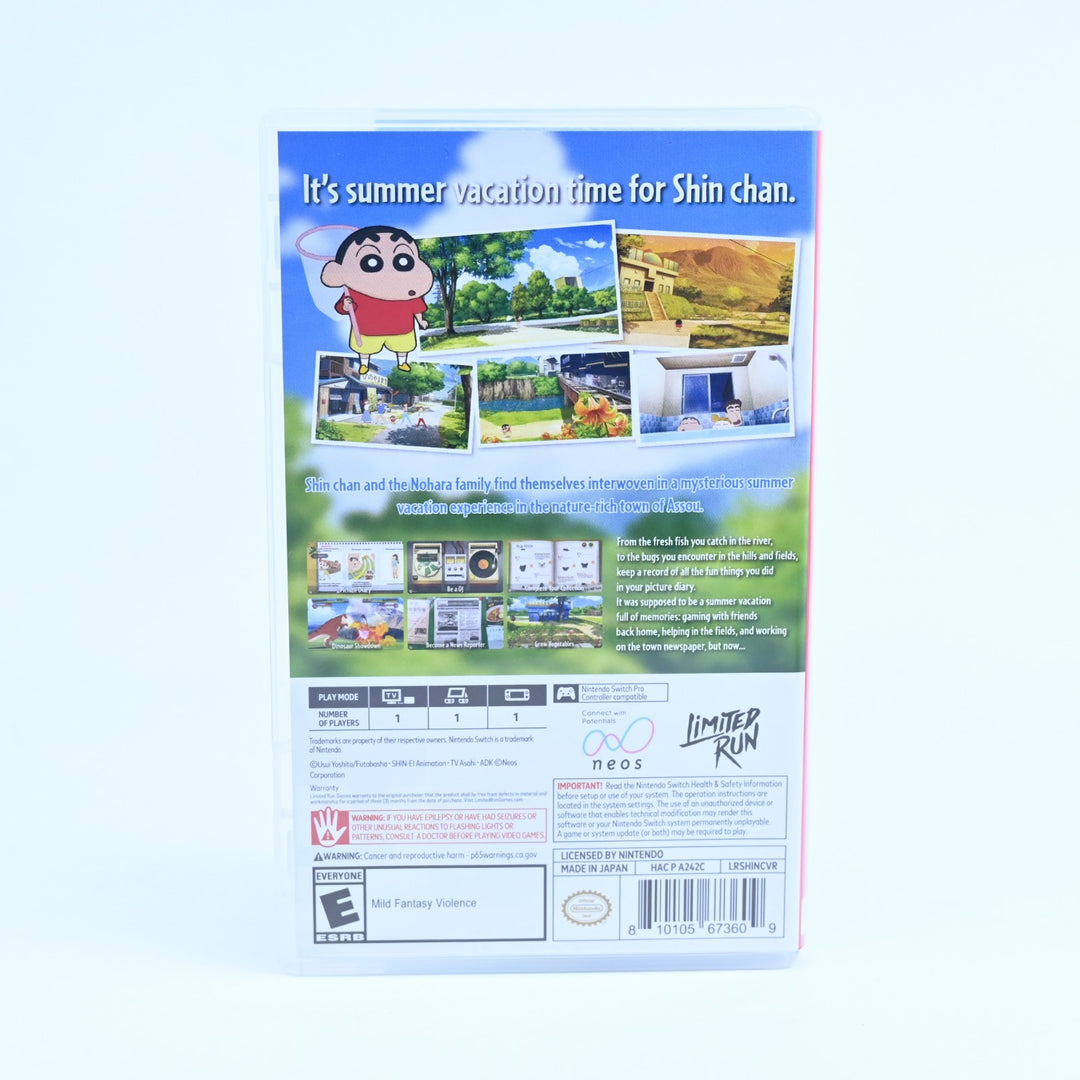 Shin Chan Me and the Professor on Summer Vacation - Limited Run - Switch Game
