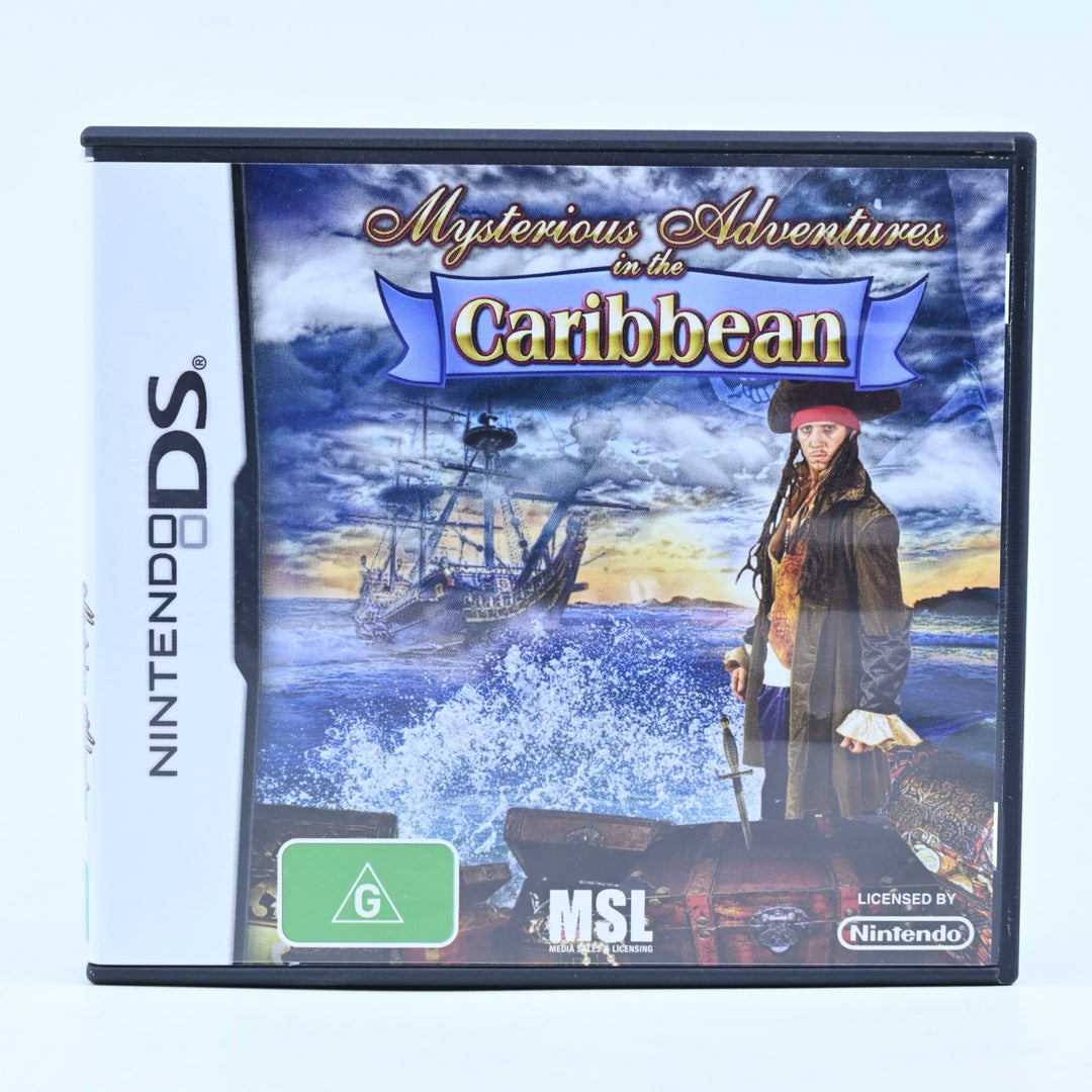 Mysterious Adventures In The Caribbean - Nintendo DS Game - PAL + Manual