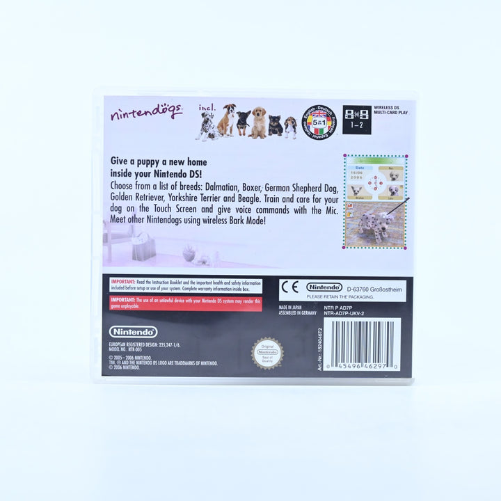 Nintendogs: Dalmatian & Friends - Nintendo DS Game - PAL - No Manual