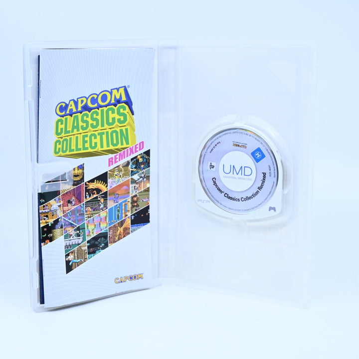 Capcom Classic Collection Remixed - Sony PSP Game + Manual - FREE POST!