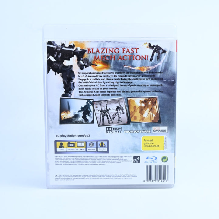Armored Core 4 - Sony Playstation 3 / PS3 Game + Manual - MINT DISC!