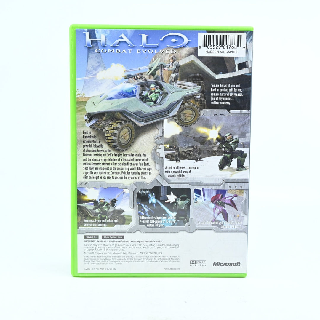 Halo: Combat Evolved - Original Xbox Game + Manual - PAL - MINT DISC!