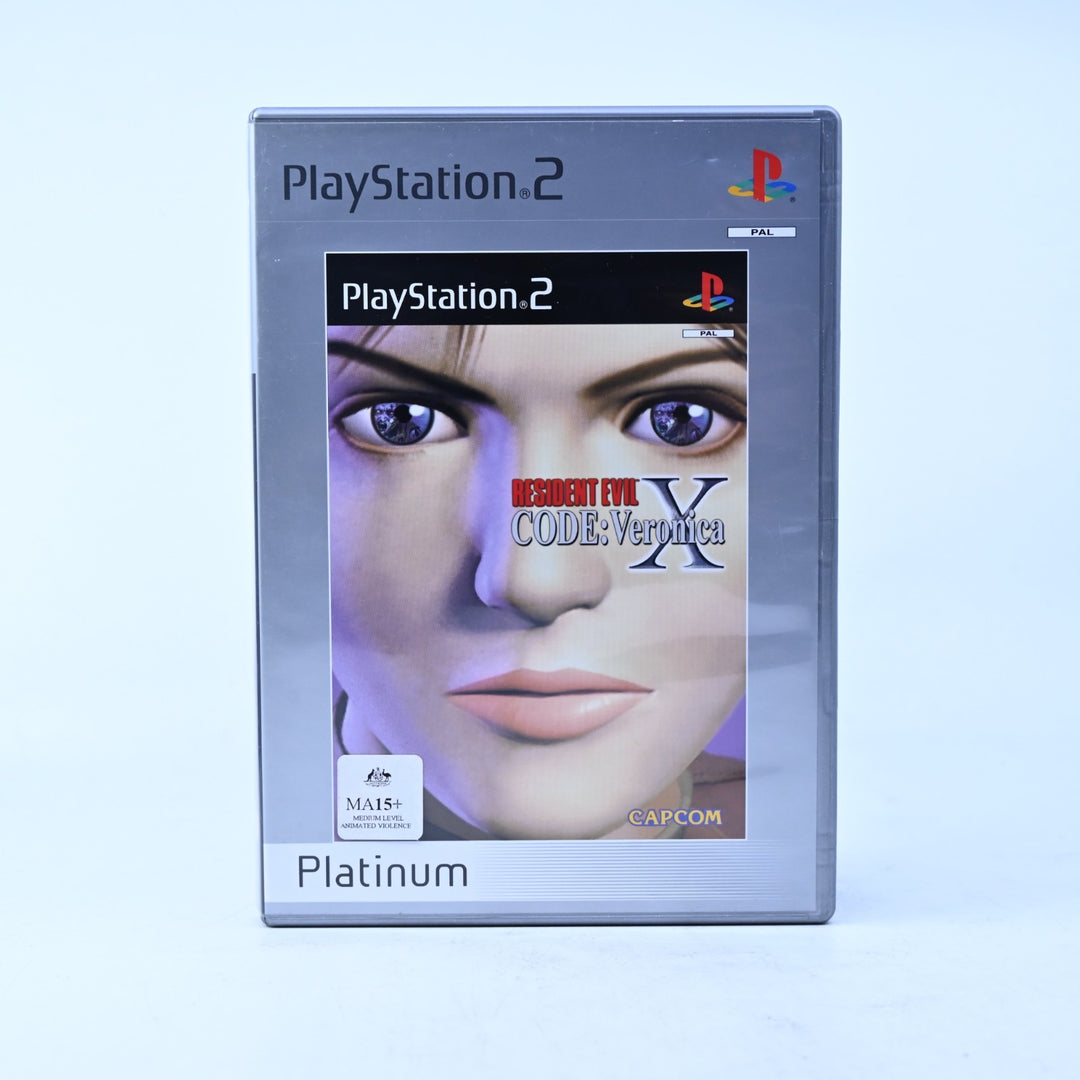 Resident Evil Code: Veronica X - Sony Playstation 2 / PS2 Game + Manual - PAL