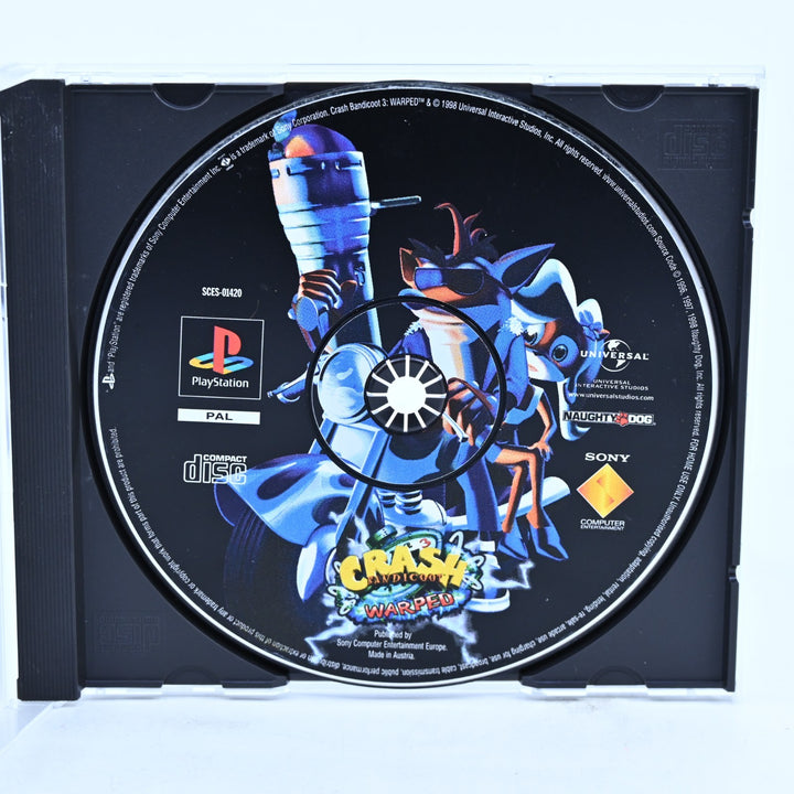 Crash Bandicoot 3: Warped - PS1 Game - Disc Only - PAL - MINT DISC!