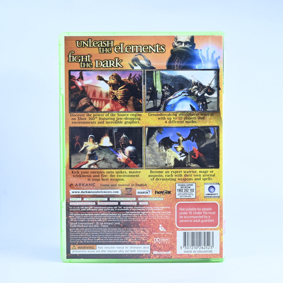 Dark Messiah: Of Might And Magic: Elements - Xbox 360 Game + Manual - PAL