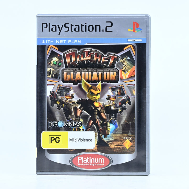 Ratchet Gladiator - Sony Playstation 2 / PS2 Game + Manual - PAL - MINT DISC!