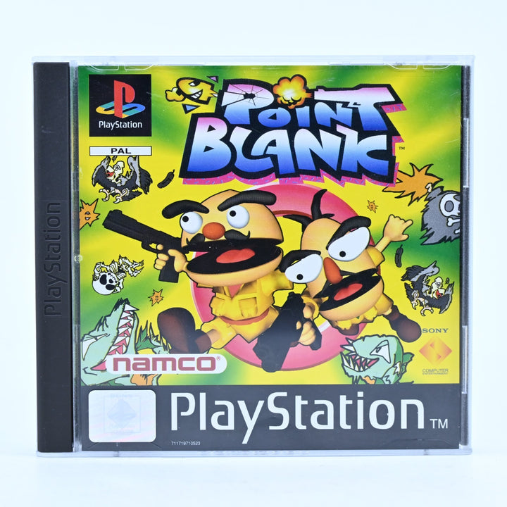 Point Blank - Sony Playstation 1 / PS1 Game + Manual - PAL - MINT DISC!