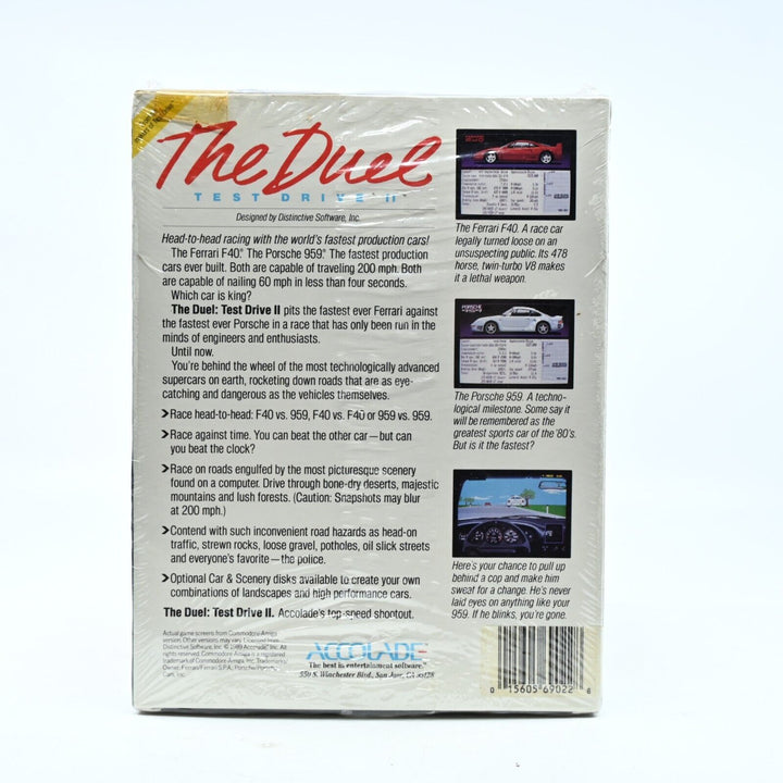 SEALED! - The Duel: Test Drive II / 2 - Commodore 64 / C64 Game