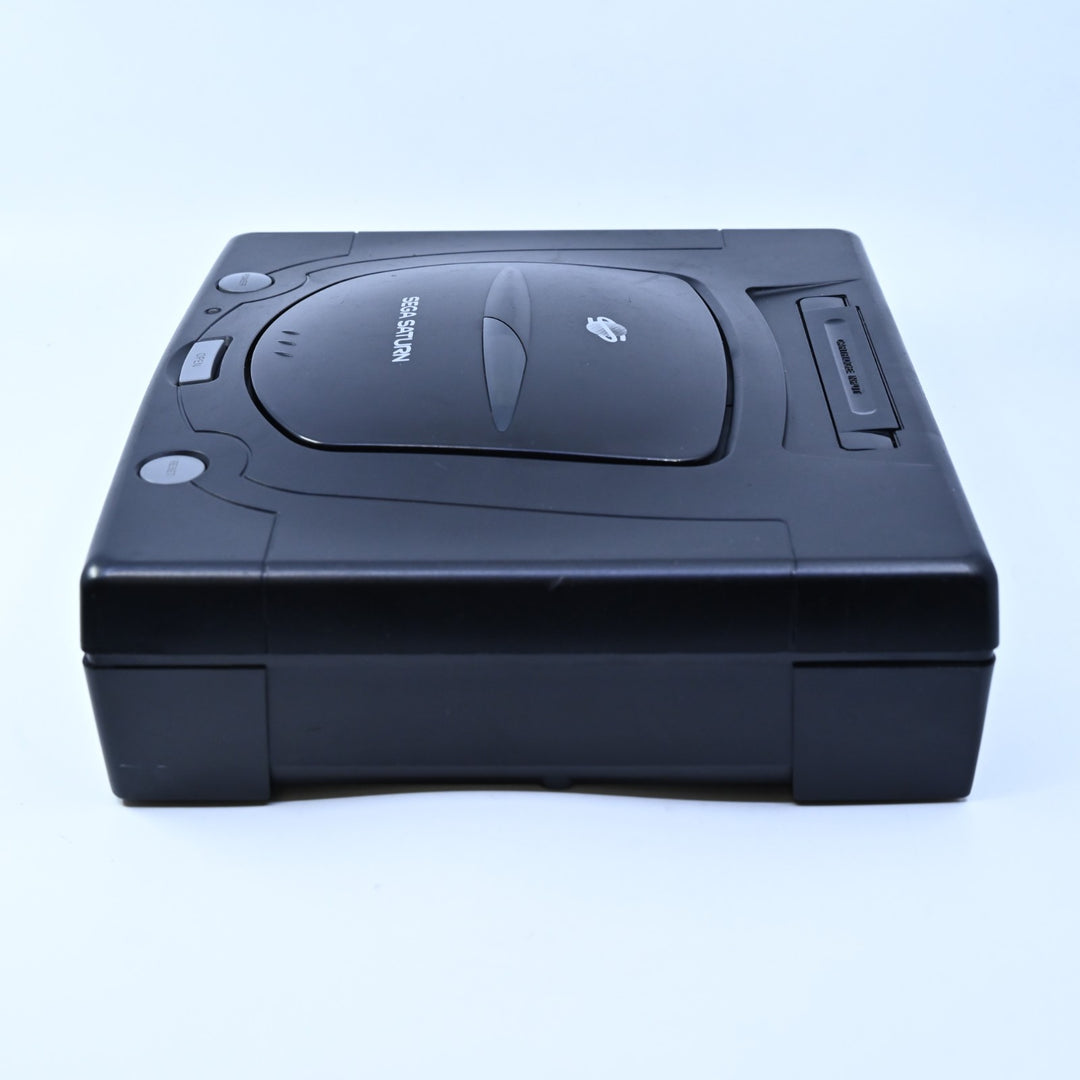 Black - Sega Saturn Console - PAL - Replaced CMOS Battery - FREE POST!