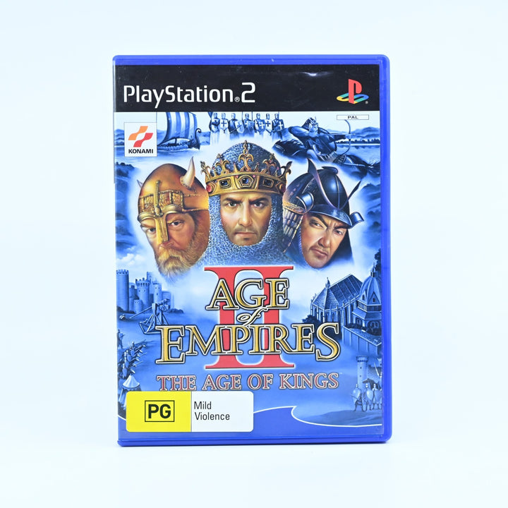 Age of Empires II 2 - Sony Playstation 2 / PS2 Game + Manual - PAL - MINT DISC!