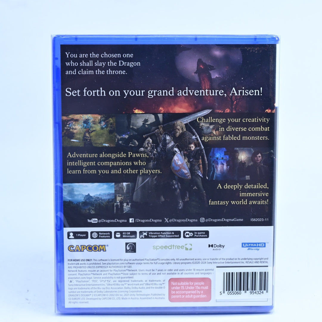 Dragon's Dogma II - Lenticular Edition - SEALED! - Sony Playstation 5 / PS5 Game