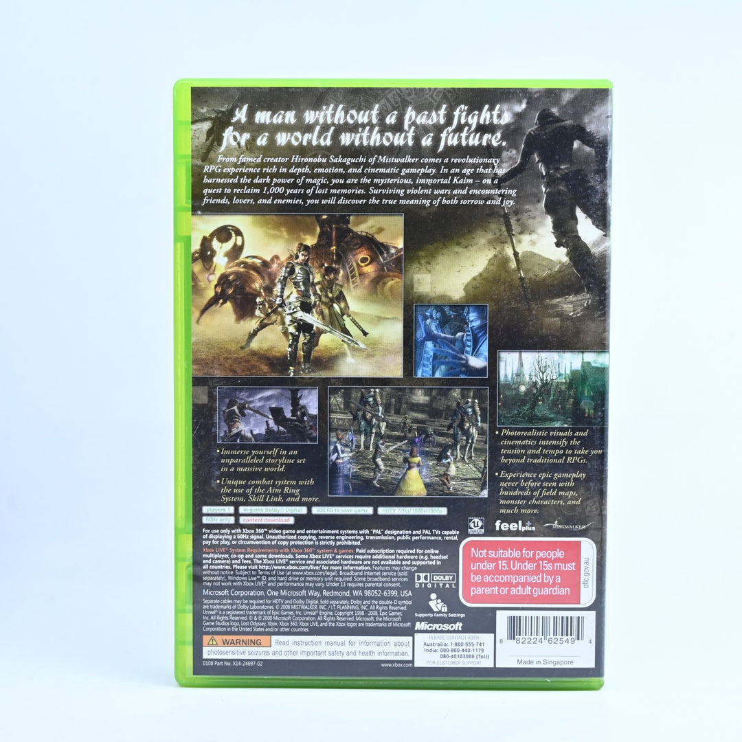 Lost Odyssey - Xbox 360 Game + Manual - PAL - MINT DISC!