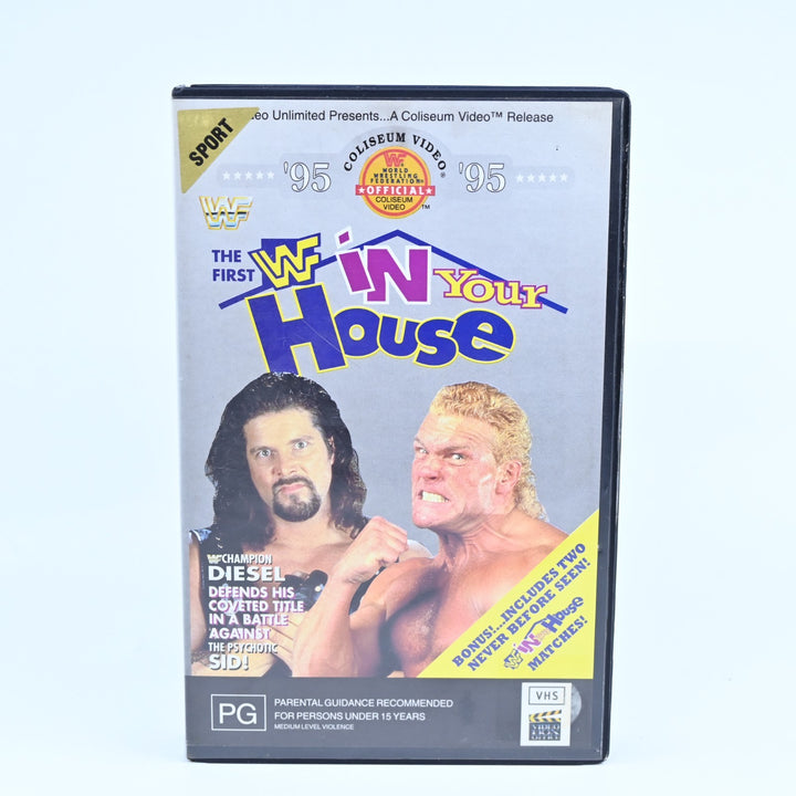 The First WWF in Your House - Colombia Tristar - VHS Movie