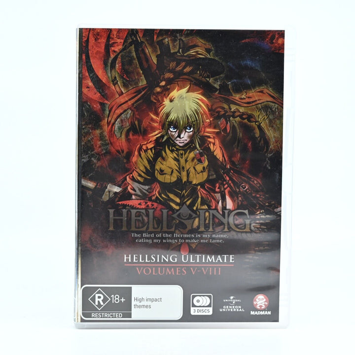 Hellsing Ultimate - Volumes V-VIII / 5-8 - Region 4 - DVD - MINT DISCS! Anime AU