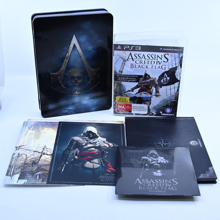 Assassin's Creed IV: Black Flag - Skull Edition - PS3 Game + Manual
