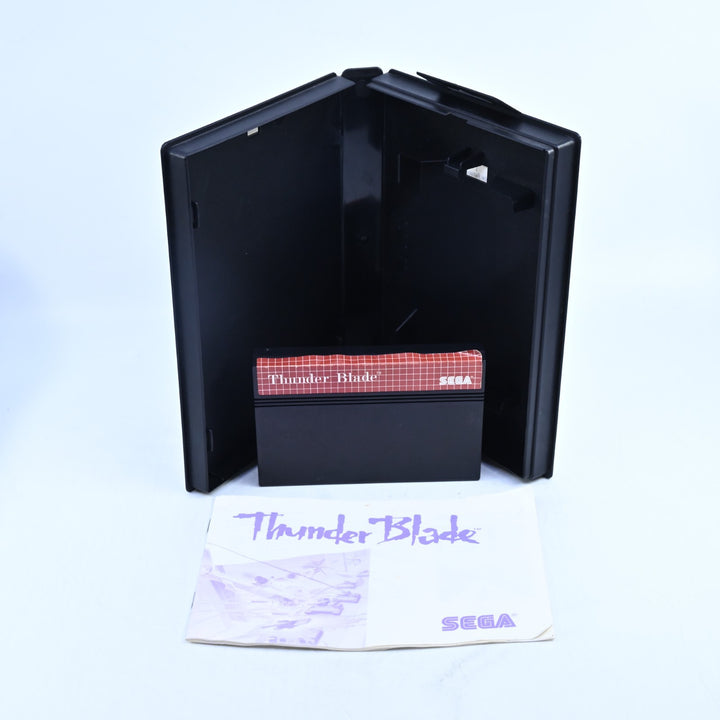 Thunder Blade - Sega Master System Game + Manual - PAL - FREE POST!