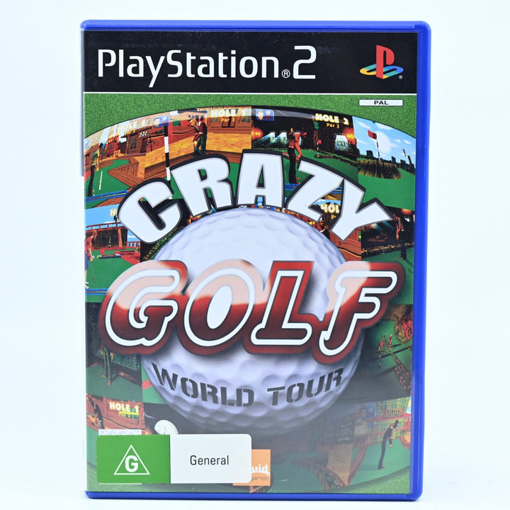 Crazy Golf World Tour - Sony Playstation 2 / PS2 Game + Manual - PAL