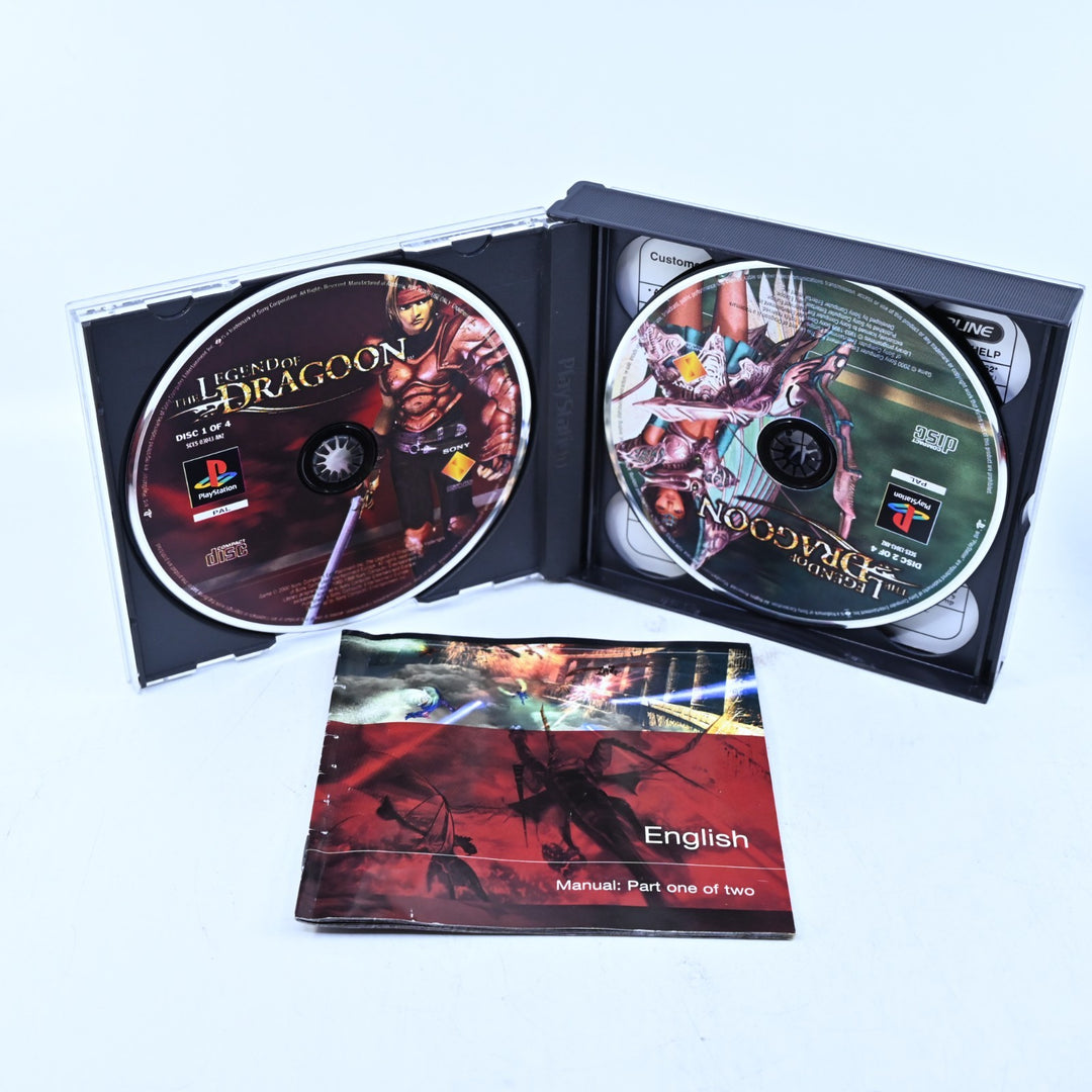 The Legend of Dragoon - Sony Playstation 1 / PS1 Game + Manual - PAL