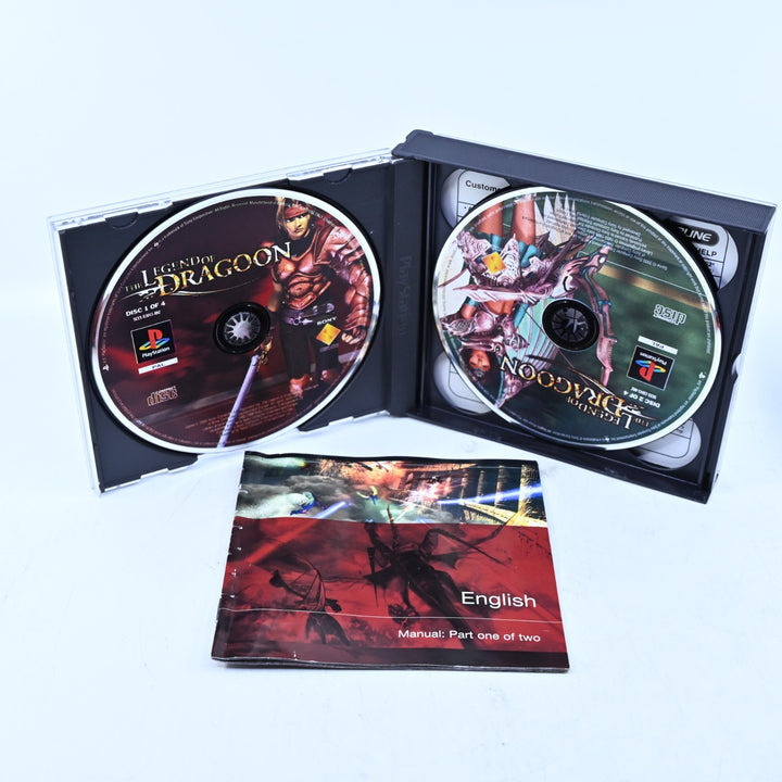 The Legend of Dragoon - Sony Playstation 1 / PS1 Game + Manual - PAL