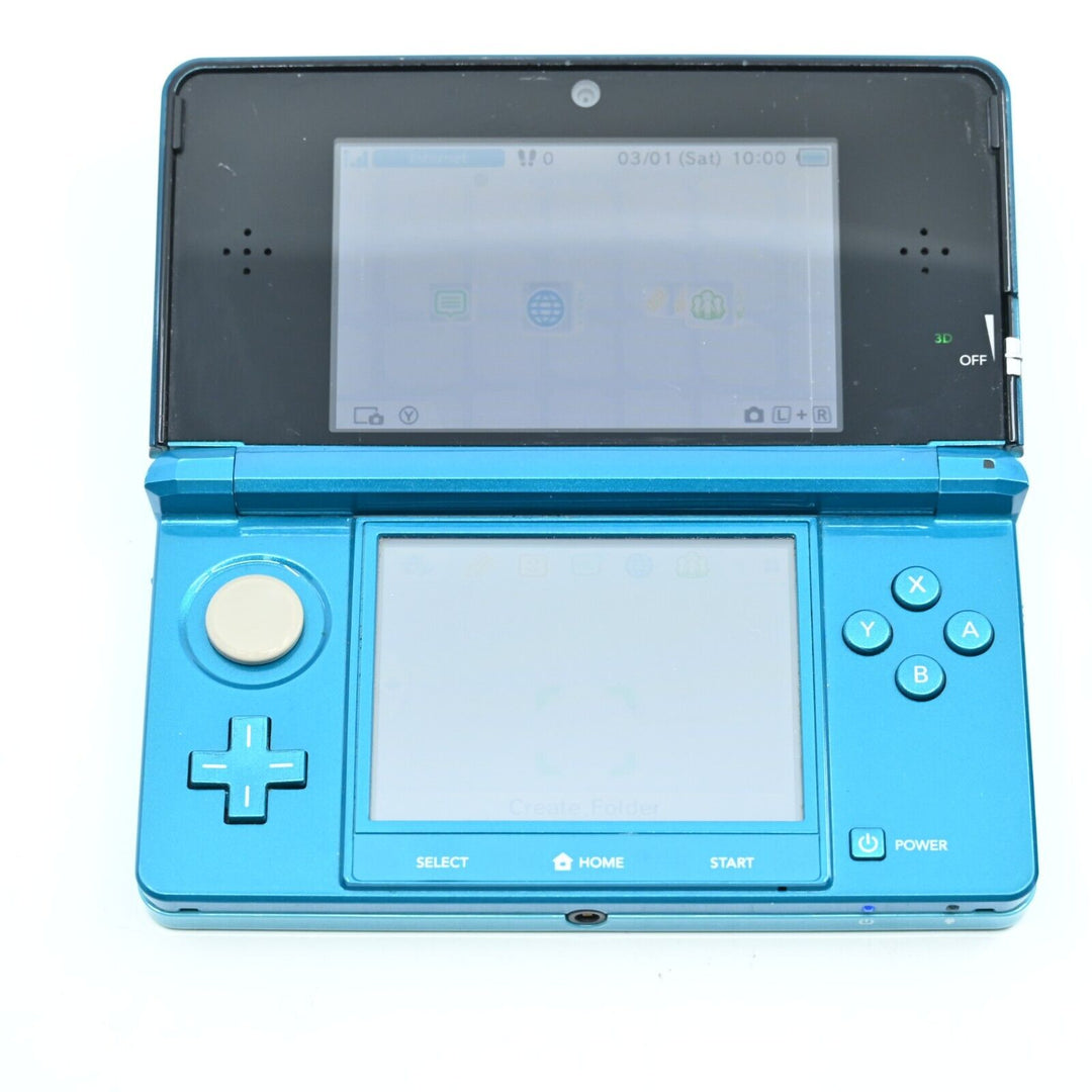 Aqua Blue Nintendo 3DS Console - PAL - FREE POST!