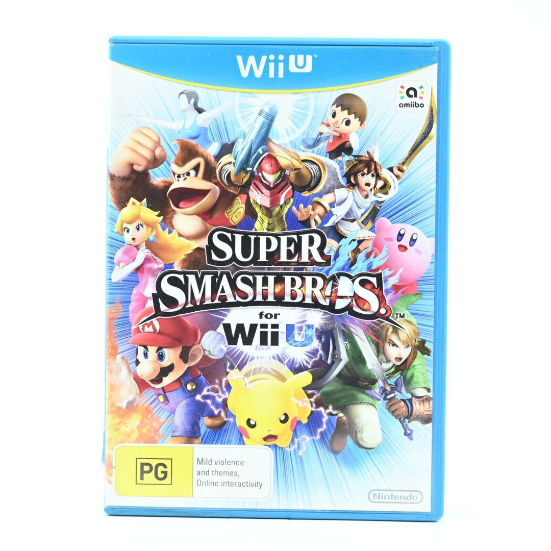 Super Smash Bros. for Wii U - Nintendo Wii U Game - PAL - MINT DISC!