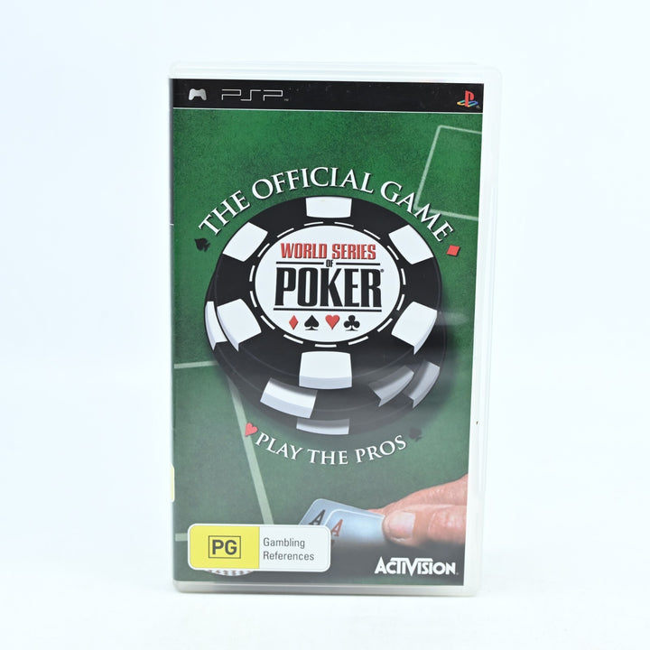 World Series of Poker - Sony PSP Game + Manual - FREE POST!