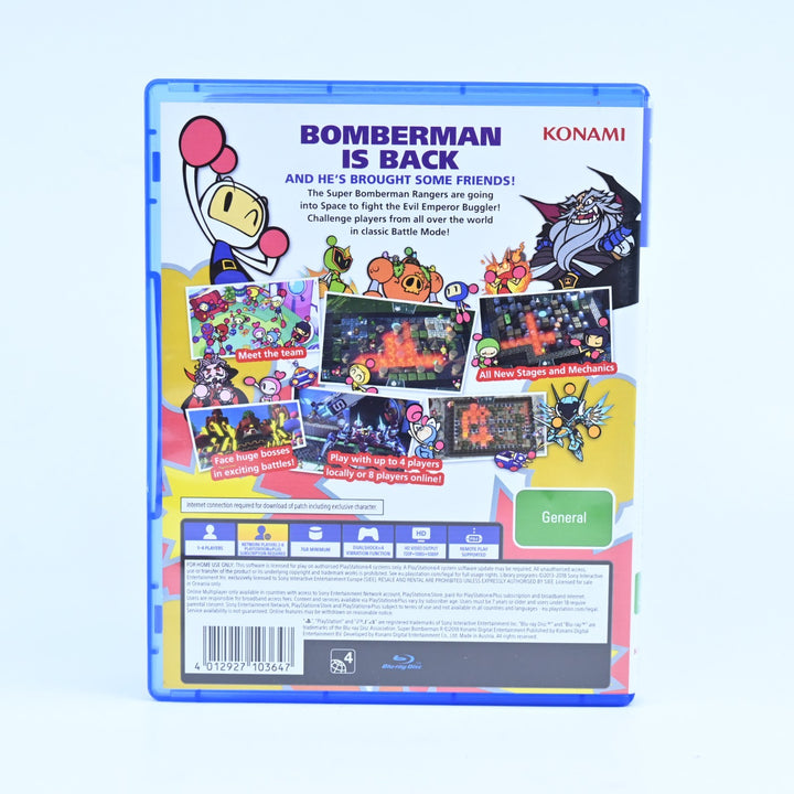 Super Bomberman R - Shiny Edition - Sony Playstation 4 / PS4 Game - MINT DISC!