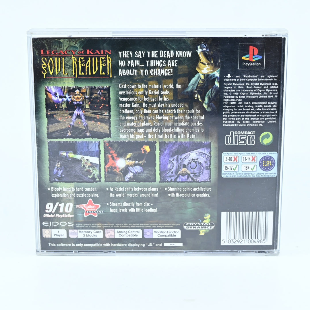 Legacy of Kain: Soul Reaver - Sony Playstation 1 / PS1 Game + Manual - PAL
