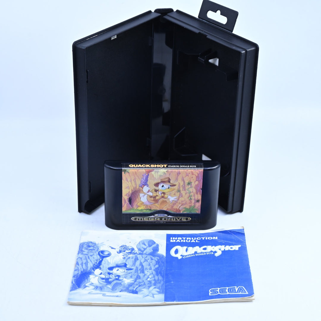Quackshot Starring Donald Duck + Manual - Sega Mega Drive Game - PAL