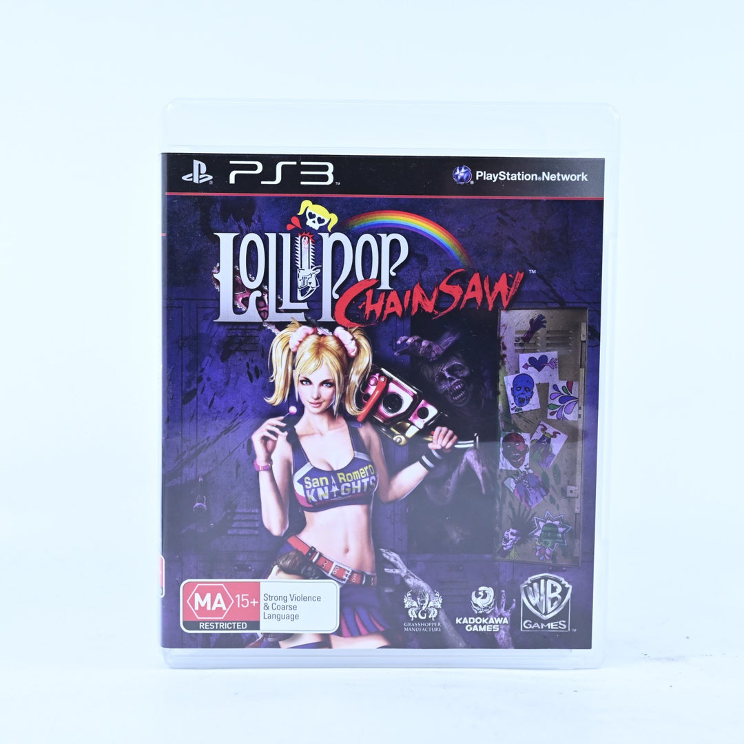 Lollipop Chainsaw - Sony Playstation 3 / PS3 Game + Manual - MINT DISC!
