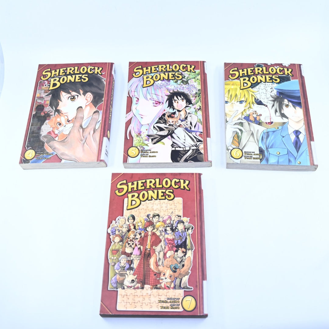 Sherlock Bones by Yuma Ando - Volumes 1 - 7 - Kodansha Comics - Manga