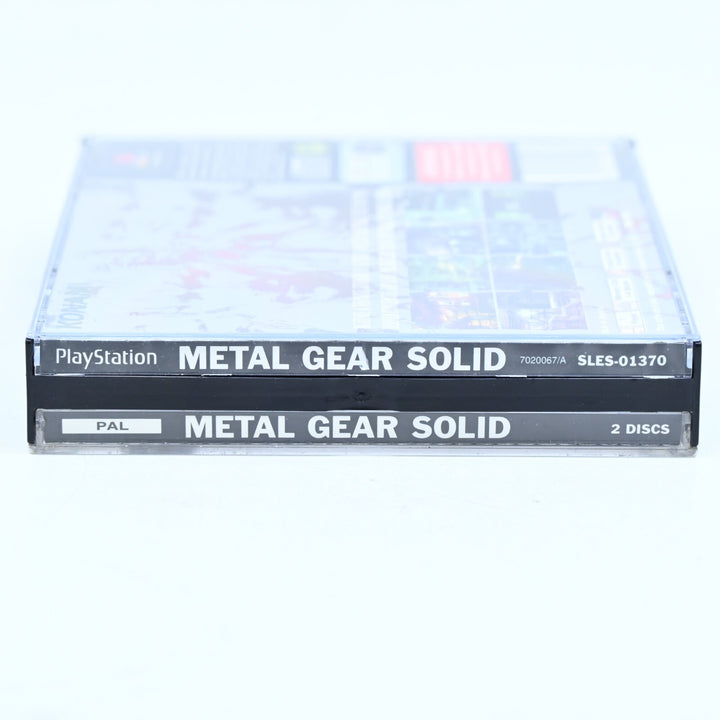 Metal Gear Solid - Sony Playstation 1 / PS1 Game + Manual - PAL - MINT DISCS!